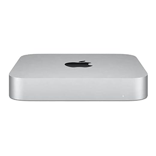 Mac mini: Apple M1 chip with 8‑core CPU and 8‑core GPU, 256GB SSD
