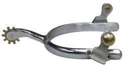 Showman Men's Chrome Plated Narrow Spurs