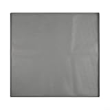 Jotekonoby Silikon-Kühlschrankmatte mit erhöhtem Rand für Auslaufschutz, passt unter Kühlschrank oder Waschmaschine, rutschfester Bodenschutz für Kitc (65 x 60 cm, grau)