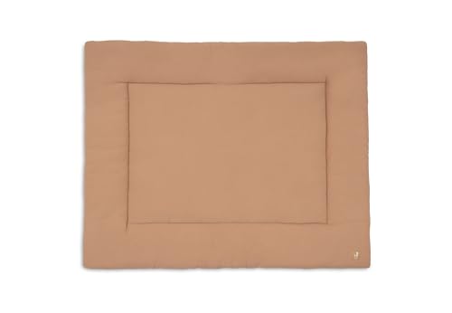 Jollein Tapis de parc - Little Waffle - 75 x 95 cm - Light Terra/Sand - fond de parc - 95% coton 5% élasthanne - certifié OEKO-TEX - ultra doux - tapis...