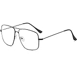 Musivon Brillengestelle Damen Herren - Vintage Brille Ohne Stärke fensterglas Dekobrillen