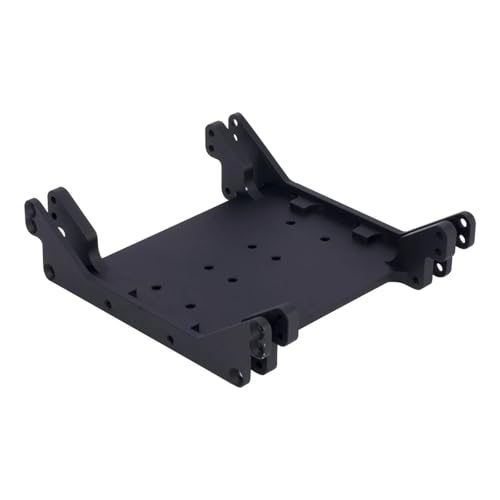 Boîte vitesses Axial Wraith RR10 avec châssis rigide alu noir pour supprimer le jeu mécanique RC 1/10