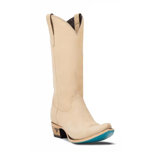 Lane Emma Jane Tall Western Boot Bone, 8.02