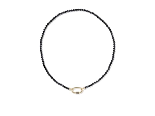 Kendra Scott, Women's, Emery Beaded Strand Necklace, Gold Black Agate, One Size2