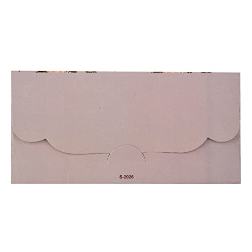 Image of Fonsie cash shagun fancy design envelopes pack of 50 for gifting money on wedding gift, baby shower, shagun, family gatherings(Purple).