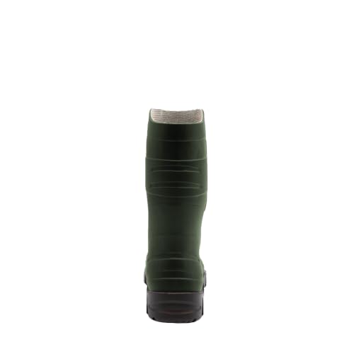 Image of DUNLOP Flying Dee - Unisex Calf High Short Wellington Rain Boots, Waterproof and Chemical Resistant PVC Work Wellies for Outdoor, Gardening and Leisure Activities