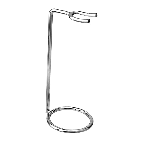 Ysyqkn Razor Stand for Shaving Brush with Weighted Base for Men, Silver