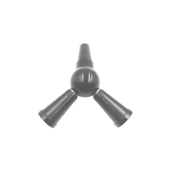 CYRIL - Multi-Connector for Hookah Hose Gray Dark Premium Accessory Secure and Leak-Free Connection Ergonomic Design Multiple Color