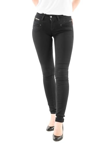 Freeman T. Porter Alexa High Waist Cropped Super Stretch Denim Black (DE/NL/SE/PL, Alphanumerisch, XS, Regular, Regular)