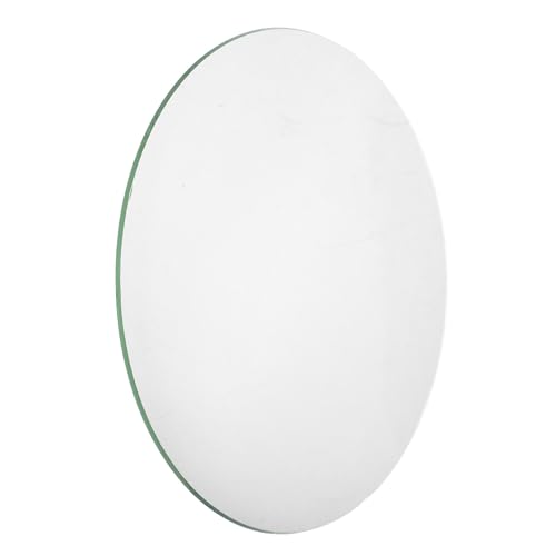 Amosfun Cubierta de Cristal Transparente Convexa para Reloj de Pared 125 CM Panel de Esfera Redondo para Bricolaje Pieza de Repuesto Sellada contra Polvo Accesorio para Reparación y