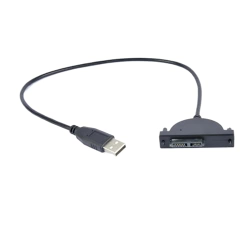 Cable SATA USB 2.0 a Mini SATA II 7+6 13Pin para unidad CD/DVD
