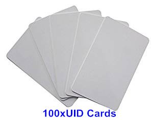 100pcs UID Card 13.56MHz Rfid PVC delgado Uid cambiable bloque 0 tarjeta de escritura