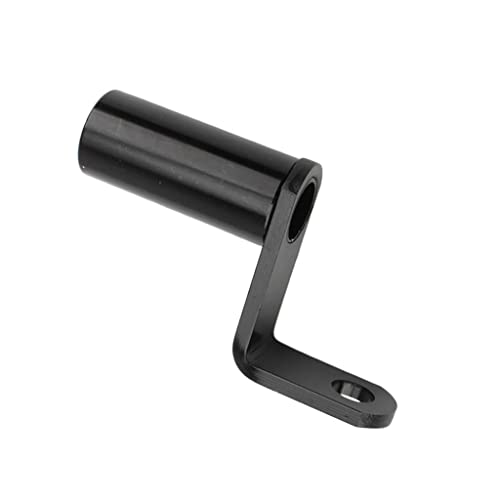 Image of CALANDIS Motorcycle Rearview Side Mirror Extender Bar Bracket For Phone GPS Black