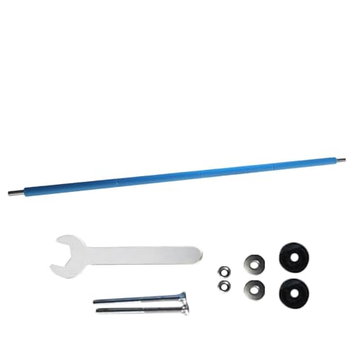 Trampoline Poles Replacement | Trampoline 6-16Ft Safety Enclosure Pole | Straight Tube Replacement Part With Screw Foam Canopy A
