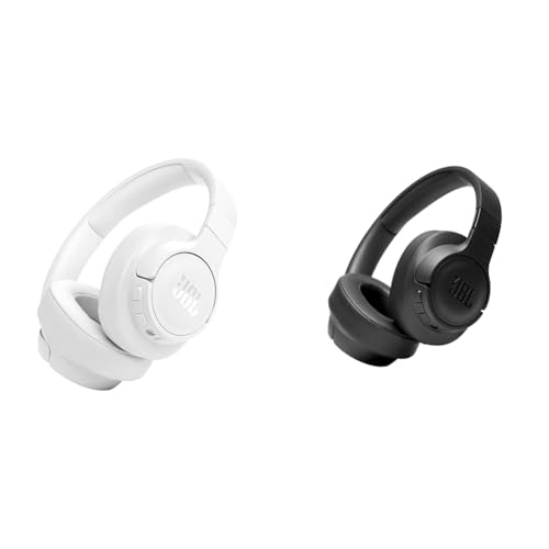 JBL Tune 770NC – Kabellose Over-Ear-Kopfhörer & Tune 760 NC – Bluetooth Over-Ear Kopfhörer in Schwarz mit aktivem Noise-Cancelling