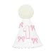 Yunhgft 1ST Birthday Hat Celebration Pom Topper Cone Hat for Boys Girls Princess