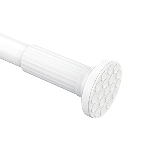 Umimile Tension Curtain Rod, 51-165 inches Adjustable Spring Shower Tension Curtain Rod, Stainless Steel Closet Rod for Windows or Shower, No Drilling, No Rust, Easy to Install