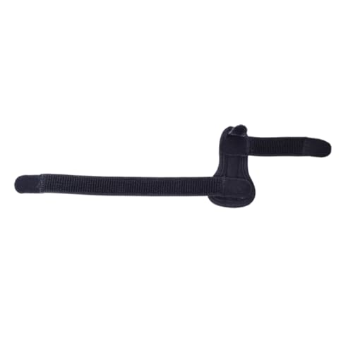 KOMBIUDA 1pc Finger Fracture Splints Finger Splint Holder Bracket Thumb Finger Support Brace Splint for Finger Adjustable Tape Fastener Finger Brace Retainer Holder Black