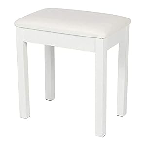 XIXIDIAN Piano-bank,toetsenbordbank piano kruk,dikke gevoerde lederen kussende ijdelheid stoel