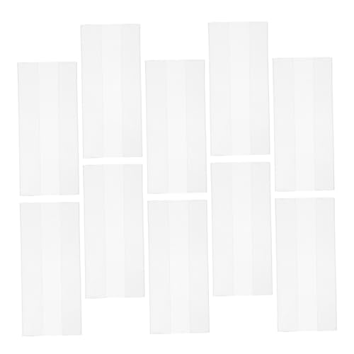 10pezzi Manicotti Per Etichette Pvc Trasparenti Coperturper Schede Indice Supporti Per Scaffali Filo Display Flessibile Per Prezzi Visibili