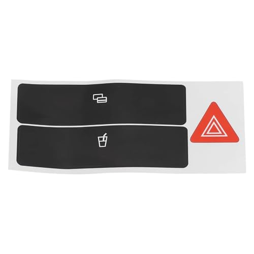 Autocollant de réparation bouton porte gobelet Audi A6 C5 1997-2004 kit sticker noir