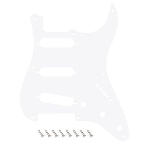 Pickguard Stratocaster 8 trous et épaisseur 1,5 mm pour guitare style vintage