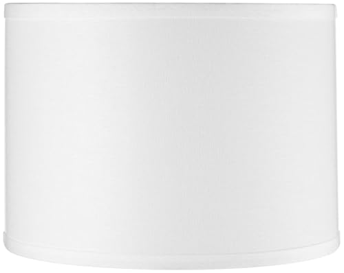 Springcrest White Sandstone Linen Half Shade 11x11x8.25 (Spider) - Springcrest