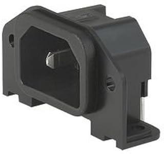 50 Power Entry Module IEC Jack PCB/Panel Mount, 15A, 250V, Schurter GSP1.8101.1