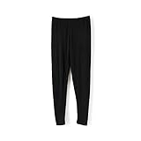 [白鷺ニット] HEAT&STRETCH 吸湿発熱 あったか 9分丈 レディース インナーパンツ レギンス 暖かい 冬物 防寒 肌着 P5845X-RT (JP, アルファベット, M, ブラック)