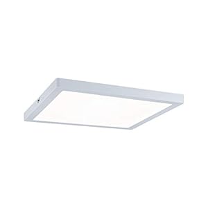 Paulmann 70939 LED paneel Atria vierkant incl. 1×20 Watt plafondlamp wit mat plafondlamp kunststof woonkamerlamp 4000 K