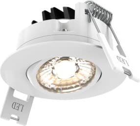 Scope 2 Inch Round Recessed LED Gimbal Light 5CCT (White)