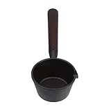 Plaque chauffante en fonte: le pot de fusion est adopté en fonte, en bois, robuste et pour une utilisation à long terme, pot à sauce de cuisine