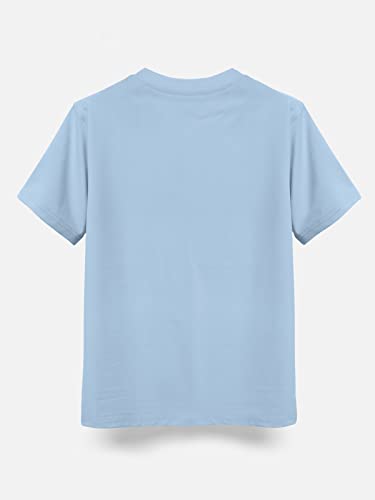 Image of HELLCAT Boys Round Neck Printed Blended Cotton Tshirt -Combo Pack of 2 - Orange /Blue