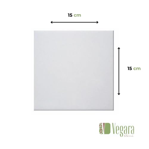 Azulejo Blanco Brillo 15x15, Brillante, Gres, Cerámico, Liso, Elegancia y Durabilidad para tu Baño y Cocina - 1 m² (45 Piezas)