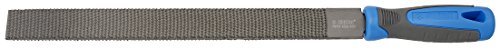 Unior 767H1/2S Flat Semi-Fine Wood Rasp with Handle 200mm, Black, 200 mm