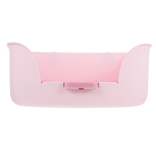 LEDMOMO 箱 うさぎのトイレ おむつ 猫ケージ 猫砂ライナー 豚 モルモット 犬ケージ おもちゃ 屋内ケージ 子犬 ペットフィーダー ドッグトリートポーチ 子猫用トイミ ピンク Abs