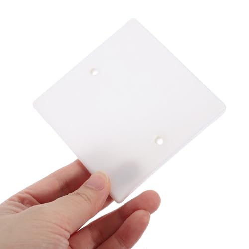 Cubiertas de Panel Eléctrico antirrayas, 50 tapas rectangulares de PP 4