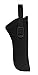 Uncle Mike's Black Kodra Nylon Sidekick Hip Holster (Size 3, Right-Hand)