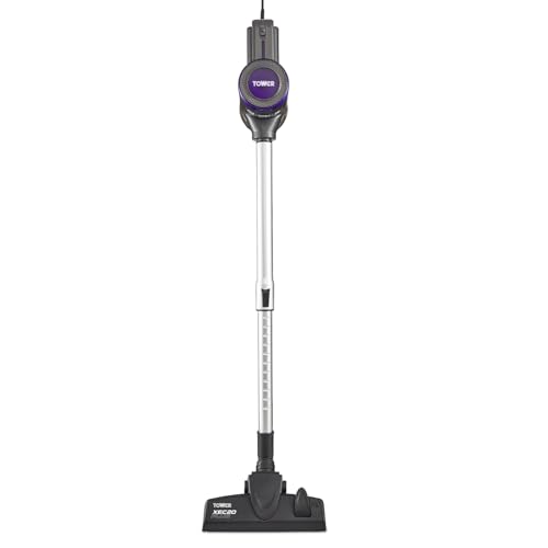 Tower T513005 Pro XEC20 Aspirateur Filaire 3-en-1 - Aspirateur Balai - Aspirateur sans Sac Puissant avec Aspiration Cyclonique, Filtre HEPA 13 Intégré et...