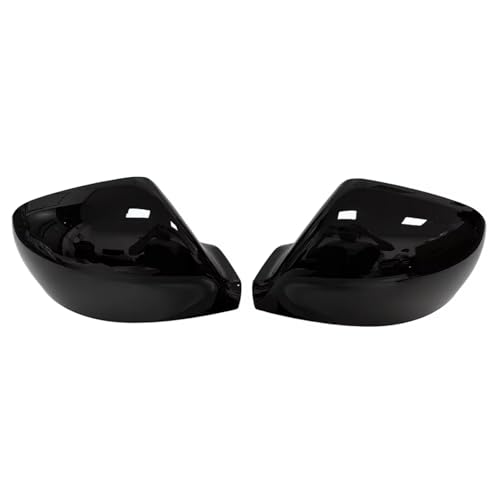 �~���[�J�o�[���� Compatible With For Transporter T5 T5.1 2010 2011 2012 2013 2014 2015 �ԊO���T�C�h�~���[�J�o�[ �E�B���O�L���b�v�p(Gloss Black)