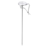 Termómetro ajustable para colgar, café, leche, chocolate, bebidas espumosas, medidor de temperatura con clip, herramientas de cocina, vástago largo, lectura instantánea (Largo)