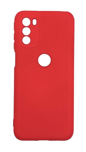 Movilear Funda Carcasa de Silicona Líquida para Motorola Moto G31 4G / Moto G41 4G, Interior de Microfibra Antigolpes Protección Gel Ultra Suave de Goma a Prueba de Choques y Arañazos FSUA (Rojo)