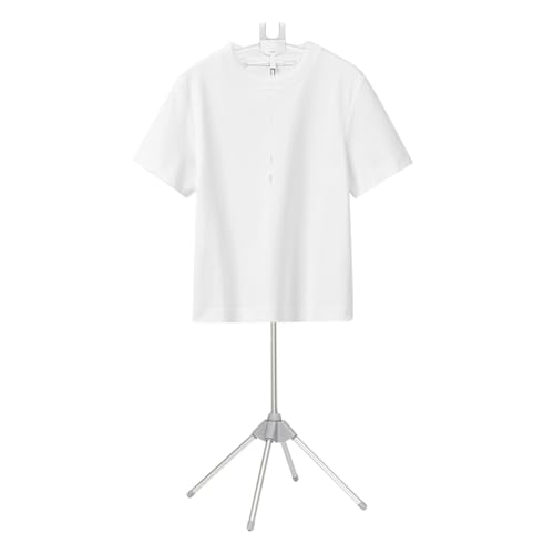 衣類スチーマーホルダー - 折りたたみ式軽量PP合金、回転垂直ハンガー構造、安全な衣類スタビライザー、パンツコートドレス用の省スペースラック | 衣類スチーマーホルダー結婚式準備エリア、モービルホーム