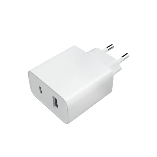 Xiaomi Mi 33W Wall Charger (Type-A+ Type-C), Chargeur pour Smartphone et Ordinateurs Portables, Compatible avec Notebook et iPad Apple, Dual Port, Blanc, Version Italienne