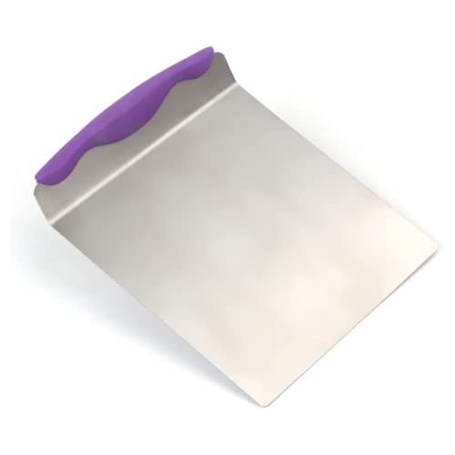 Bandeja de transferencia de pizza de acero inoxidable para tartas, bandeja de transferencia de pasteles, herramienta para hornear pasteles