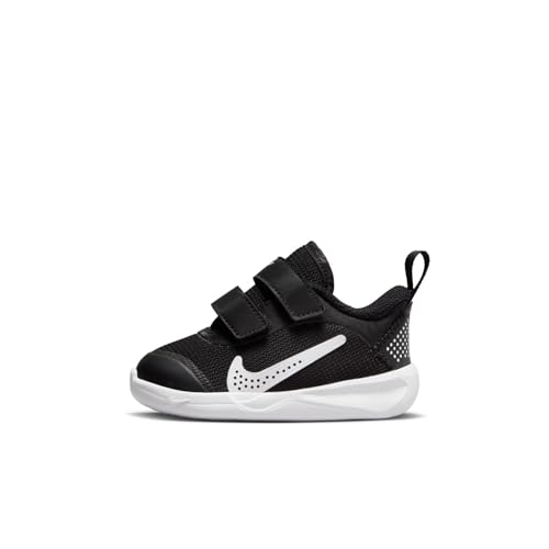 NIKE Unisex Kids Nike Omni Sneaker, Black White, 5.5 UK Child
