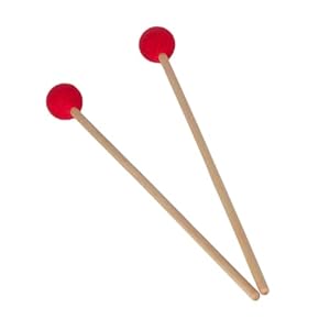 Abaodam Marimba Schlägel Holz Rot 2er Set