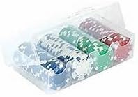 Juego de fichas estilo dados Poker Casino (100 piezas), 0.41 oz