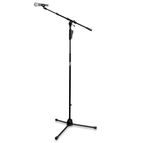 Pied de micro Tiger avec embrayage facile et base trepied stable pour instrument