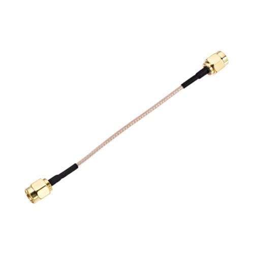 Low Loss RF Coaxial Cable Coax Wire RG-178 SMA Male to SMA Male 3.9inch